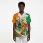 Personalized Ivory Coast Football Scrub Top African Elephant Trophy