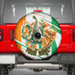 Personalized Ivory Coast Football Spare Tire Cover African Elephant Trophy
