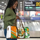 Personalized Ivory Coast Football Travel Bag African Elephant Trophy