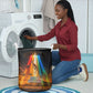 South Africa Safari UFO Laundry Basket African Wildlife Sci-Fi Galaxy Space And Mandela