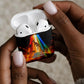South Africa Safari UFO AirPods Case African Wildlife Sci-Fi Galaxy Space And Mandela