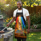South Africa Safari UFO Apron African Wildlife Sci-Fi Galaxy Space And Mandela
