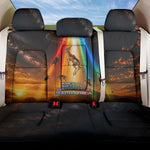 South Africa Safari UFO Back Car Seat Cover African Wildlife Sci-Fi Galaxy Space And Mandela