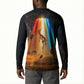 South Africa Safari UFO Button Sweatshirt African Wildlife Sci-Fi Galaxy Space And Mandela