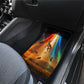 South Africa Safari UFO Car Mats African Wildlife Sci-Fi Galaxy Space And Mandela