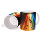 South Africa Safari UFO Ceramic Mug African Wildlife Sci-Fi Galaxy Space And Mandela