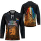 South Africa Safari UFO Hockey Jersey African Wildlife Sci-Fi Galaxy Space And Mandela