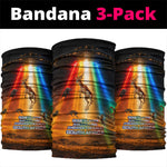 South Africa Safari UFO Neck Gaiter African Wildlife Sci-Fi Galaxy Space And Mandela