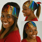 South Africa Safari UFO Neck Gaiter African Wildlife Sci-Fi Galaxy Space And Mandela