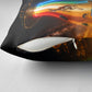 South Africa Safari UFO Pillow Cover African Wildlife Sci-Fi Galaxy Space And Mandela