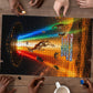 South Africa Safari UFO Puzzle African Wildlife Sci-Fi Galaxy Space And Mandela