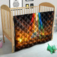 South Africa Safari UFO Quilt African Wildlife Sci-Fi Galaxy Space And Mandela