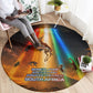 South Africa Safari UFO Round Carpet African Wildlife Sci-Fi Galaxy Space And Mandela