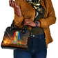 South Africa Safari UFO Shoulder Handbag African Wildlife Sci-Fi Galaxy Space And Mandela