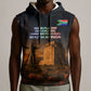 South Africa Safari UFO Sleeveless Hoodie African Wildlife Sci-Fi Galaxy Space And Mandela