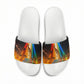 South Africa Safari UFO Slide Sandals African Wildlife Sci-Fi Galaxy Space And Mandela