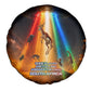 South Africa Safari UFO Spare Tire Cover African Wildlife Sci-Fi Galaxy Space And Mandela