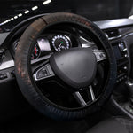 South Africa Safari UFO Steering Wheel Cover African Wildlife Sci-Fi Galaxy Space And Mandela