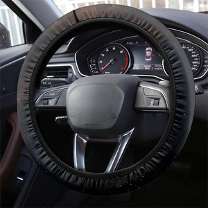 South Africa Safari UFO Steering Wheel Cover African Wildlife Sci-Fi Galaxy Space And Mandela