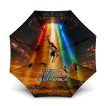 South Africa Safari UFO Umbrella African Wildlife Sci-Fi Galaxy Space And Mandela