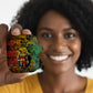 Black History Portrait Collage AirPods Case Africa Empowering They Not Like Us Quote in Grunge Paint - African Pride