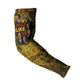 Black History Portrait Collage Arm Sleeves Africa Empowering They Not Like Us Quote in Grunge Paint - African Pride