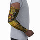 Black History Portrait Collage Arm Sleeves Africa Empowering They Not Like Us Quote in Grunge Paint - African Pride