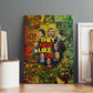 Black History Portrait Collage Canvas Wall Art Africa Empowering They Not Like Us Quote in Grunge Paint - African Pride