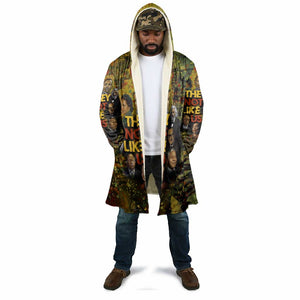 Black History Portrait Collage Cloak Africa Empowering They Not Like Us Quote in Grunge Paint - African Pride