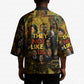 Black History Portrait Collage Kimono Africa Empowering They Not Like Us Quote in Grunge Paint - African Pride