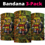 Black History Portrait Collage Neck Gaiter Africa Empowering They Not Like Us Quote in Grunge Paint - African Pride
