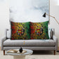 Black History Portrait Collage Pillow Cover Africa Empowering They Not Like Us Quote in Grunge Paint - African Pride