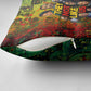 Black History Portrait Collage Pillow Cover Africa Empowering They Not Like Us Quote in Grunge Paint - African Pride