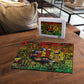 Black History Portrait Collage Puzzle Africa Empowering They Not Like Us Quote in Grunge Paint - African Pride