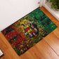 Black History Portrait Collage Rubber Doormat Africa Empowering They Not Like Us Quote in Grunge Paint - African Pride
