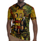 Black History Portrait Collage Rugby Jersey Africa Empowering They Not Like Us Quote in Grunge Paint - African Pride