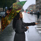 Black History Portrait Collage Umbrella Africa Empowering They Not Like Us Quote in Grunge Paint - African Pride