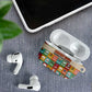Everyday Genius Powered by Black Minds AirPods Case with Colorful Invention Icons Pattern - African Pride