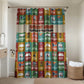 Everyday Genius Powered by Black Minds Bathroom Set with Colorful Invention Icons Pattern - African Pride