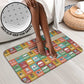 Everyday Genius Powered by Black Minds Bathroom Set with Colorful Invention Icons Pattern - African Pride