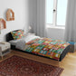 Everyday Genius Powered by Black Minds Bedding Set with Colorful Invention Icons Pattern - African Pride