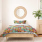 Everyday Genius Powered by Black Minds Bedding Set with Colorful Invention Icons Pattern - African Pride