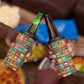 Everyday Genius Powered by Black Minds 4 in 1 Can Cooler Tumbler with Colorful Invention Icons Pattern - African Pride