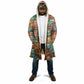 Everyday Genius Powered by Black Minds Cloak with Colorful Invention Icons Pattern - African Pride