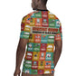 Everyday Genius Powered by Black Minds Rugby Jersey with Colorful Invention Icons Pattern - African Pride