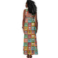 Everyday Genius Powered by Black Minds Tank Maxi Dress with Colorful Invention Icons Pattern - African Pride