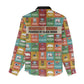 Everyday Genius Powered by Black Minds Women Casual Shirt with Colorful Invention Icons Pattern - African Pride