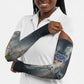 Hesat Celestial Cow Egyptian Arm Sleeves with Mythic Sky Motif in Cosmic Theme