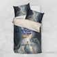 Hesat Celestial Cow Egyptian Bedding Set with Mythic Sky Motif in Cosmic Theme