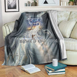 Hesat Celestial Cow Egyptian Blanket with Mythic Sky Motif in Cosmic Theme